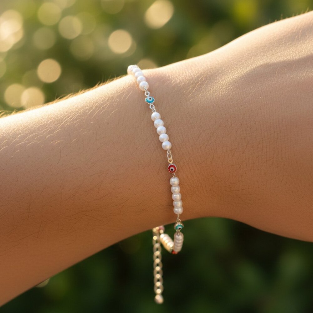 "Trendy Handmade Bracelet – A Stylish Gift for Women & Girls, MAR091041